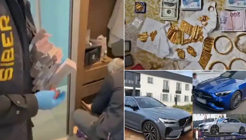 39 Şehirde Dev Operasyon: Balya Paralar ve Lüks Araçlarla 568 Gözaltı